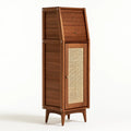Meuble de rangement en bois, coloris brun miel